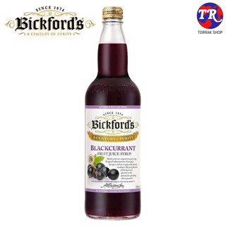 Bickfords TRADITIONAL CORDIAL BLACKCURRANT น้ำแบล็คเคอร์แรนท์เข้มข้น น้ำผลไม้เข้มข้น บิ๊กฟอร์ด 750ml