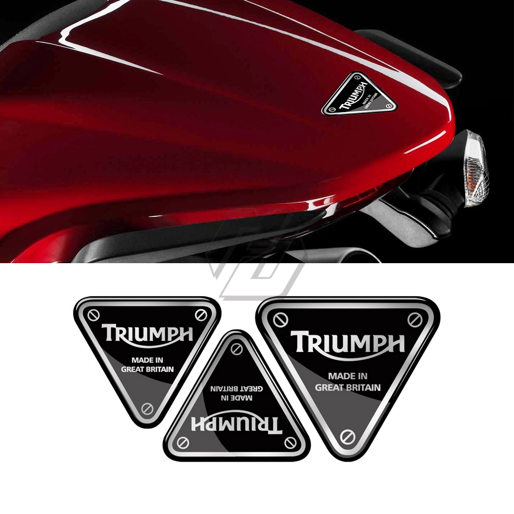 เหมาะสําหรับ Triumph Bobber street TWIN Triumph Bobber street TWIN รถจักรยานยนต์ 3D สามมิติโลโก้รถสติกเกอร์ถังน้ํามันเชื้อเพลิง