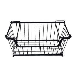 ตะกร้าเหลี่ยมซ้อนได้ BLACKY SB003  KITCHEN BASKET SQUARE BLACKY SB003