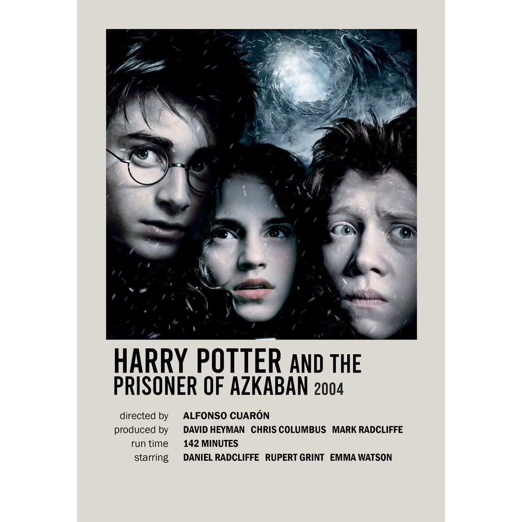 โปสเตอร์ภาพยนตร์ Harry Potter และนักโทษของ Azkaban
