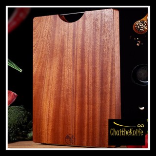 เขียงไม้มะเกลือ อย่างดี ขนาด 30x45x3 เซ็นติเมตร Cut board ( Ebony wood) size 30x45x3 cm very premium and luxurious