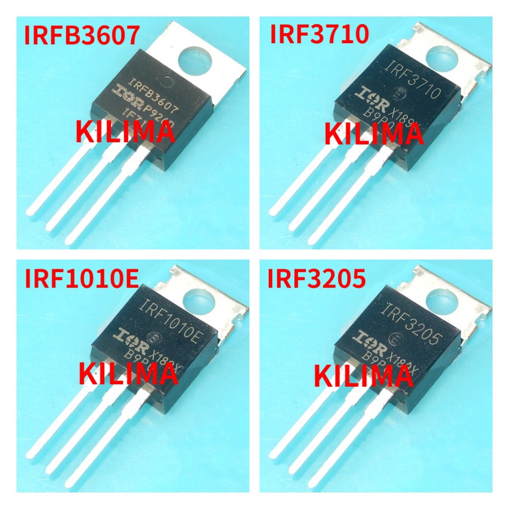 10/5 ชิ้น Original Mosfet IRF3205 IRFB3607 IRF1010E IRF3710 Fast Switching Power ทรานซิสเตอร์