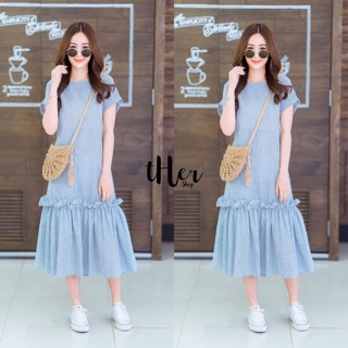 Stripe Long Dress