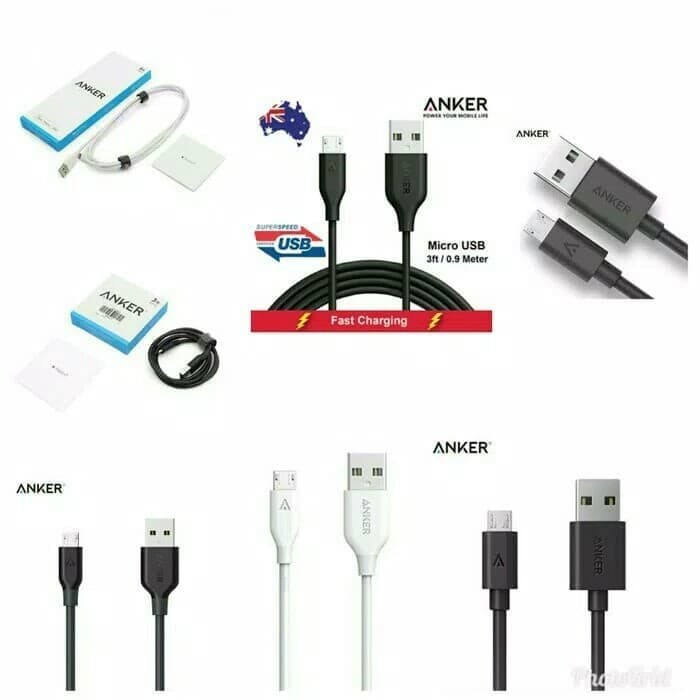 Anker Micro USB Data Cable 3ft 0.9 เมตร สายชาร์จความเร็วสูง