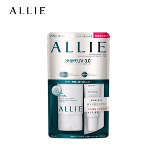 ALLIE by Kanebo EXTRA UV GEL N 90 g. free!  ALLIE NUANCE CHANGE UV PROTECTOR GEL BRIGHT WHITE 15G. SPF 50+ PA+