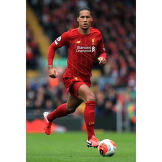 โปสเตอร์ ฟาน ไดจ์ค Poster van Dijk  Liverpool ลิเวอร์พูล The Kop YNWA รูปภาพ รูปถ่าย ตกแต่งผนัง ฟุตบอล Football