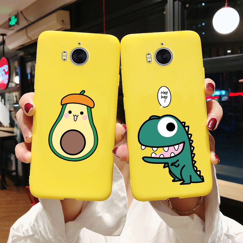 Huawei Y5 2017 Y6 2017 Mya-l22 Mya-u29 Casing Y3 2017 2018 CRO-L02 Cute Sunflower Patterned Soft Pho