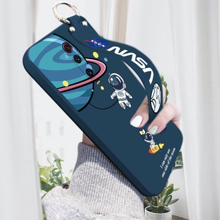 (ขาตั้งสายรัดข้อมือ) สําหรับ Xiaomi MI 9T Poco F3เคสโทรศัพท์ซิลิโคน แบบนิ่มลายการ์ตูนนักบินอวกาศ กันกระแทก