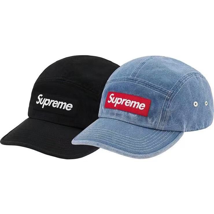Supreme 21SS หมวกผ้าชิโน่ ซักได้ สําหรับตั้งแคมป์