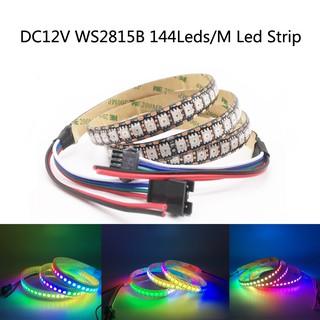 Xnbada 1-2M Dc12V Ws2815 144Leds/M 5050 Rgb สายไฟ Led สําหรับติดตกแต่งประดับบ้าน