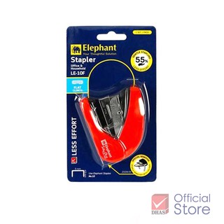 Elephant เครื่องเย็บกระดาษ No.LE-10F คละสี จำนวน 1 เครื่อง