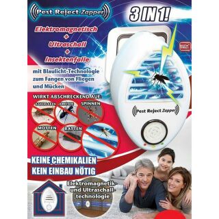 pest reject zapper 3 in 1 เครื่องไล่หนูไล่แมลงคลื่นอุนตร้าโซนิค