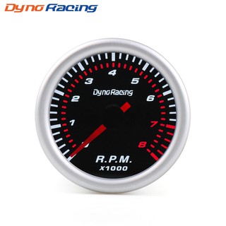 2นิ้ว 52มิลลิเมตร เครื่องวัดรอบสากล 0-8000 RPM เกจวัดรถยนต์ Car Tachometer