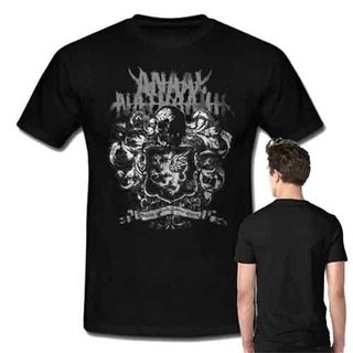 เสื้อยืดครอปเสื้อยืด พิมพ์ลาย Annaal Nathrakh BandS-5XL