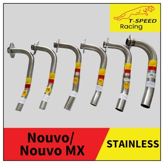 คอท่อ Yamaha Nouvo/ Nouvo MX สแตนเลส 🔩 Stainless steel แท้ เกรด 304  หนา: 1.2 มิลลิเมตร  ขนาด 25 m.m. ราคา 250 บาท ขนาด 28 m.m. ราคา 300 บาท ขนาด 28-32 m.m. ราคา 500 บาท ขนาด 32 m.m. ราคา 400 บาท ขนาด 32-35 m.m. ราคา 650 บาท ขนาด 38 m.m. ราคา 800 บาท