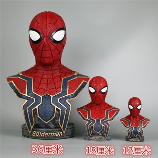 [ส่งฟรี] โมเดล Avenger Spiderman Spider Man สไปเดอร์มัน สูง 36 , 18 , 12cm วัสดุ Resin