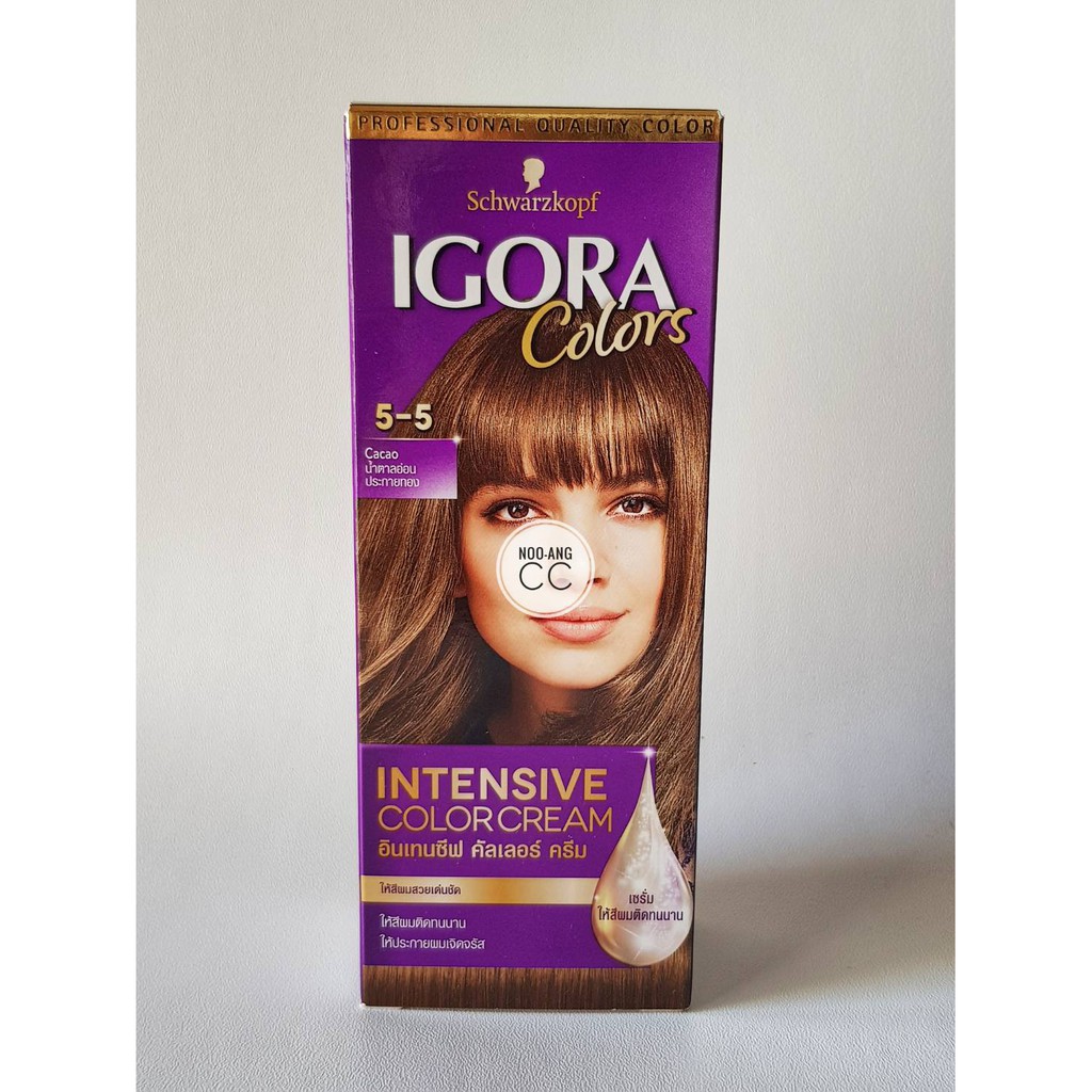 ผลิตภัณฑ์เปลี่ยนสีผม Schwarzkopf IGORA Colors Intensive Color Cream Cacao 40 ml