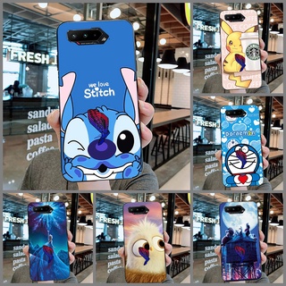 (พร้อมส่ง) เคสโทรศัพท์มือถือ ซิลิโคน กันกระแทก ลายการ์ตูนโดราเอมอน สติตช์ โปเกม่อน สําหรับ Asus ROG Phone 5 3 2 ROG5 ROG2