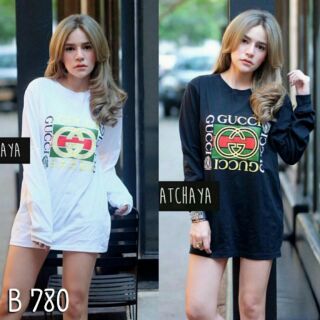 Mini dress  สกรีนลาย Cucci