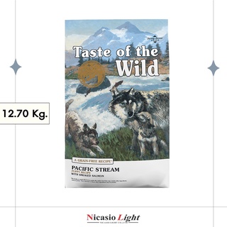 อาหารลูกสุนัข  Taste of the Wild Pacific Stream Puppy Recipe ขนาด 12.70 Kg.