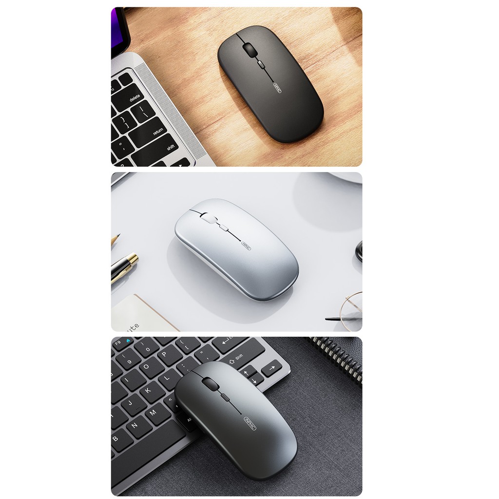Inphic M2B Wireless Rechargeable เม้าส์ 2.4G Bluetooth 4.0 / 5.0 เมาส์ไร้สาย 5OZ1