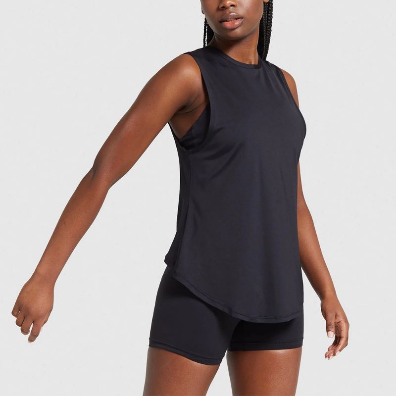 🔥พร้อมส่ง🔥เสื้อออกกําลัง​กาย​ผู้หญิง​ เสื้อเล่นโยคะ​ เสื้อแขนกุด​ ❤️มีส่วนลดกดติดตาม ผ้่ายืดใส่สบาย​ ระบายอากาศ​ได้ดี​ - รูปที่ 4