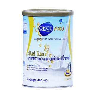 Once Pro Low Glycemic Index Medical Food วันซ์โปร อาหารทางการแพทย์ที่มีค่าดัชนีน้ำตาลต่ำ