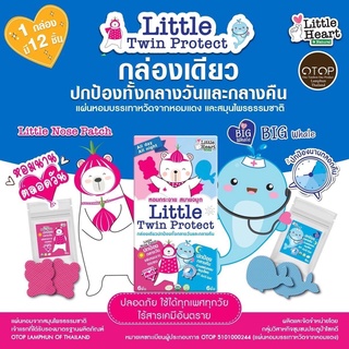 Little Twin Protect All day All night /NEWBORN&amp;BABY.กล่องเดียว ปกป้องทั้งกลางวันและกลางคืน  12 ชิ้น