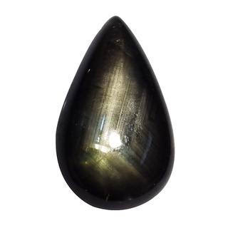 พลอย สตาร์ แซฟไฟร์ ธรรมชาติ แท้ ( Natural Black Star Sapphire ) หนัก 3.23 กะรัต