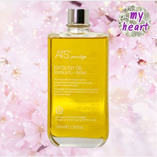 ATS Perstige Exfolish Oil 100 ml ทรีทเม้นท์ผมชนิดน้ำมัน ช่วยขจัดสิ่งสกปรก และบำรุงหนังศีรษะ