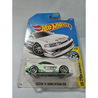 รถเหล็ก Hotwheels CUSTOM 01 ACURA INTEGRA  GSR (ib28)