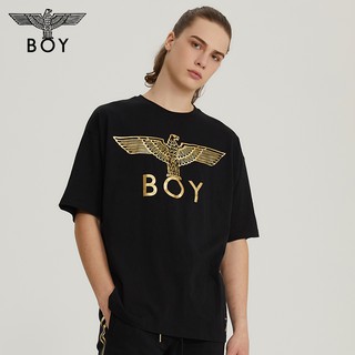 แท้จริง BoyLondon ยาวนำเข้าเสื้อยืดแขนสั้นม้าล่อเสื้อยืดผู้หญิงเสื้อยืดผ้าฝ้ายสตรีสตรี