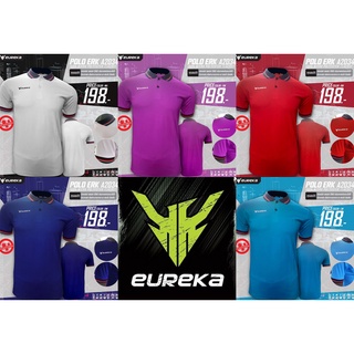 ขายส่งแพค10ตัว เสื้อโปโลกีฬาคอปก  EUREKA ERK-A2034