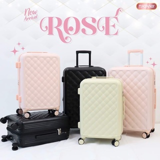 กระเป๋าเดินทางล้อลาก  กระเป๋าเดินทาง กระเป๋าเดินทางเฟรมซิป Tpartner Rosé Series เพิ่มความจุด้วยซิปขยายข้างได้