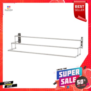 ราวติดผนังสเตนเลสรุ่นบันได3เส้น100cmPLIMWALL RACK STAINLESS 3 STEPS 100cm PLIM