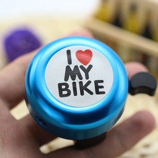 กระดิ่งติดจักรยานพิมพ์ลาย I Love My Bike