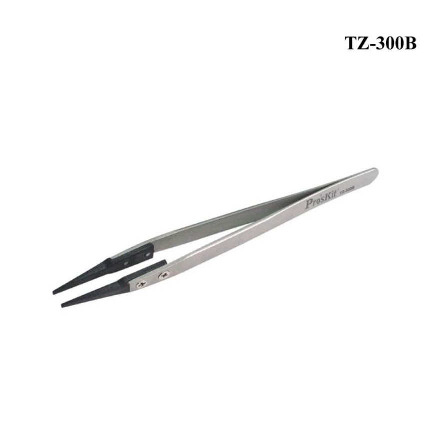 ProsKit TZ-300B แหนบปลายอ่อนแบบคงที่ (เคล็ดลับแบน) 125 มม