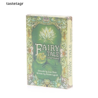 การ์ดไพ่ทาโรต์ ลาย Tast Fairy Tale Lenormand Oracle สําหรับงานปาร์ตี้