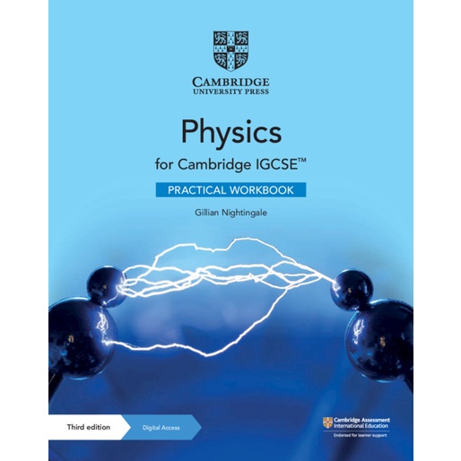 ใหม่ CAMBRIDGE IGCSE PHYSICS PRACTICAL WORKBOOK WITH DIGITAL ACCESS (2 ปี) - 9781108744539 - Cambridge - SPEEDBOOKS