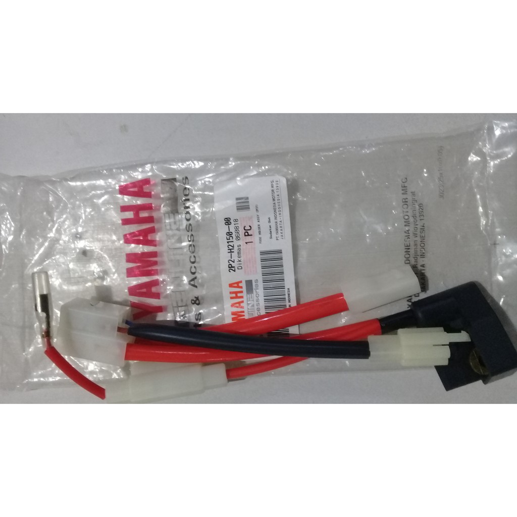 สายแบตเตอรี่ PLUS FUSE HOUSING SET ORIGINAL YGP JUPITER Z BURHAN, VEGA R NEW/ FUSE HOLDER ASSY 2P2H2