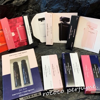 พร้อมส่ง/💯ของแท้ 100%💯/Narciso Rodriguez/นาคารีน/ สำหรับเธอ/ ต้นฉบับ/ตัวอย่างน้ำหอมผู้หญิง/EDT/EDP/1ml/ROCOCO