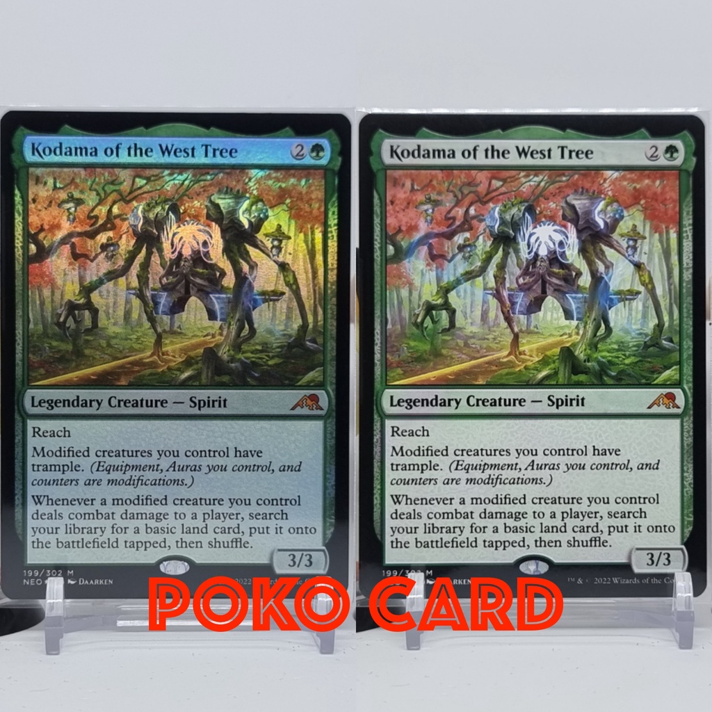 Kodama of the West Tree  การ์ด Magic The Gathering ของแท้ จากชุด Kamigawa Neon Dynasty