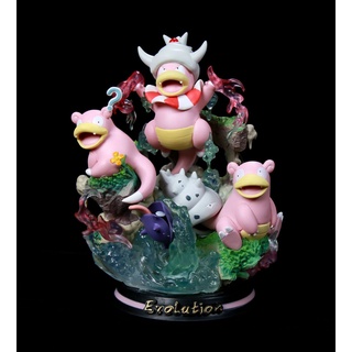 Pokemon Slowpoke Slowbro and Slowking Evolution Series  21 cm  LED Light มีไฟเปิด