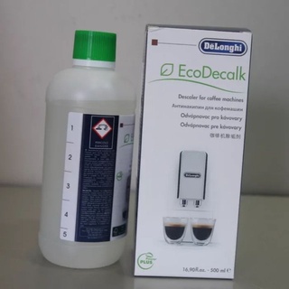 ▪☏☃DeLonghi เครื่องชงกาแฟ Delonghi น้ำยาขจัดคราบตะกรัน น้ำยาบำรุงรักษา 500ML 5 ครั้งน้ำยาทำความสะอาด