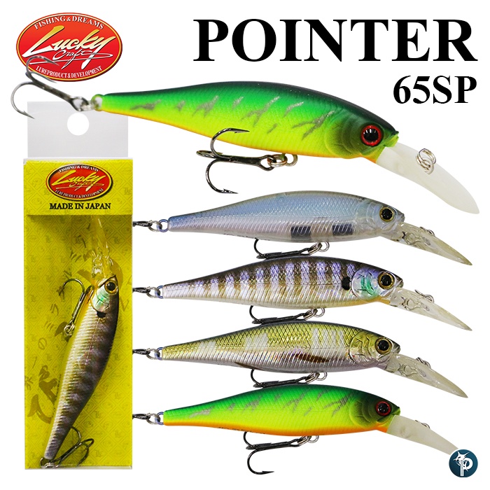 Leurre Lucky Craft Pointer B'Freeze 65SP Long Bill – #AE127 – 65mm – Japon