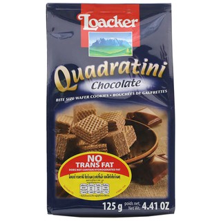 ล็อคเกอร์เวเฟอร์โกโก้ 125กรัม Loacker Wafer Cocoa 125g.