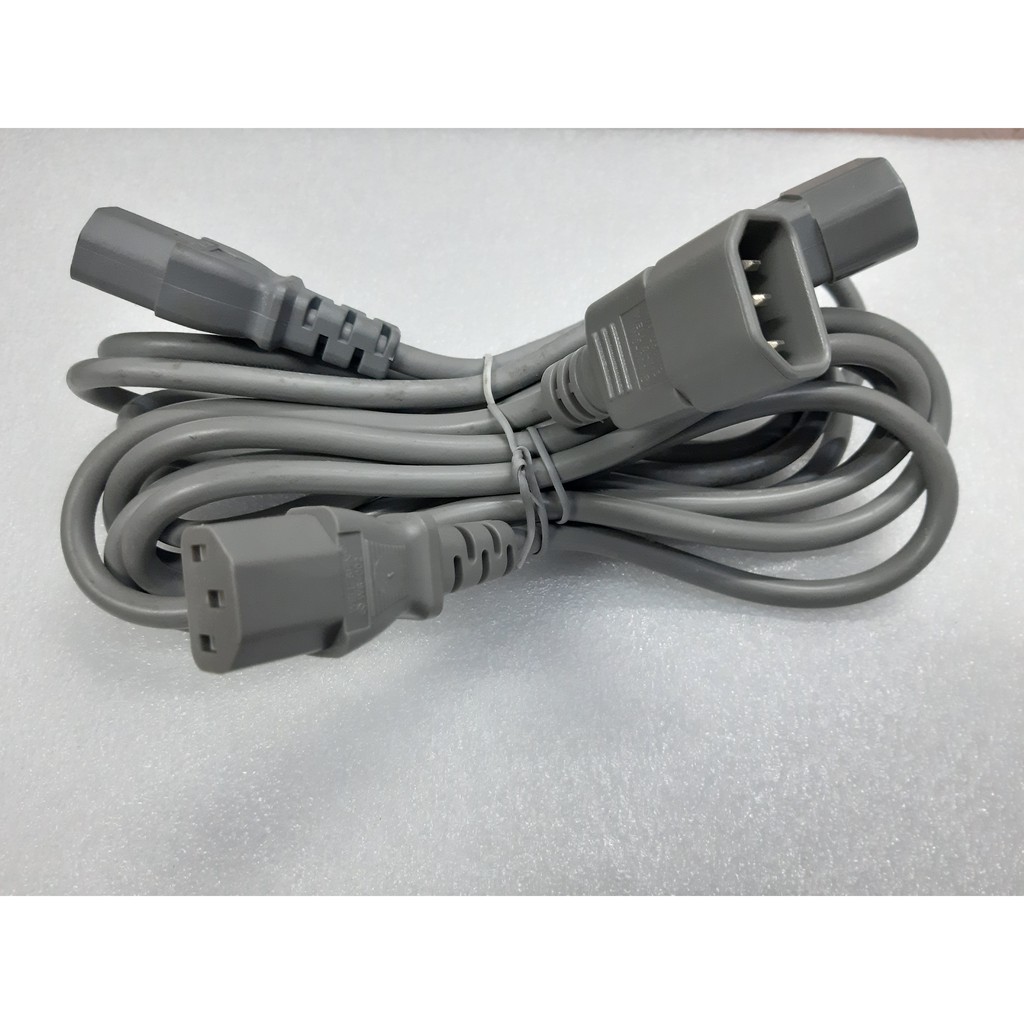 สายไฟ สาย C13 ถึง C14, 3Gx0.75mm, IEC320, 1.8M, Origin: APC