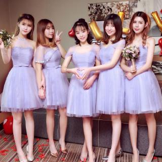 2017 ชุดเดรสยาว ชุดเดรสสั้นสําหรับสตรีเหมาะกับงานเลี้ยง