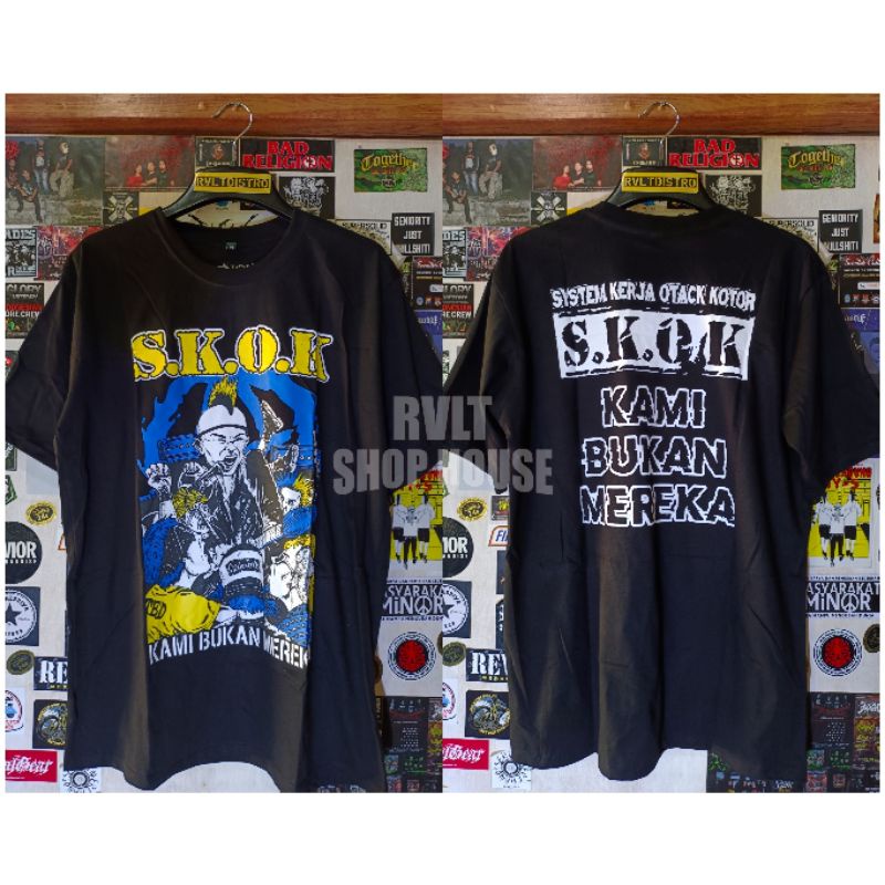 เสื้อยืด SKOK Punk Band - We / Music T-shirt / Punk T-shirt Distro T-shirt