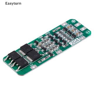 Easyturn บอร์ดชาร์จแบตเตอรี่ลิเธียม 3S 20A Li-Ion 18650 Pcb Bms 12.6V Th